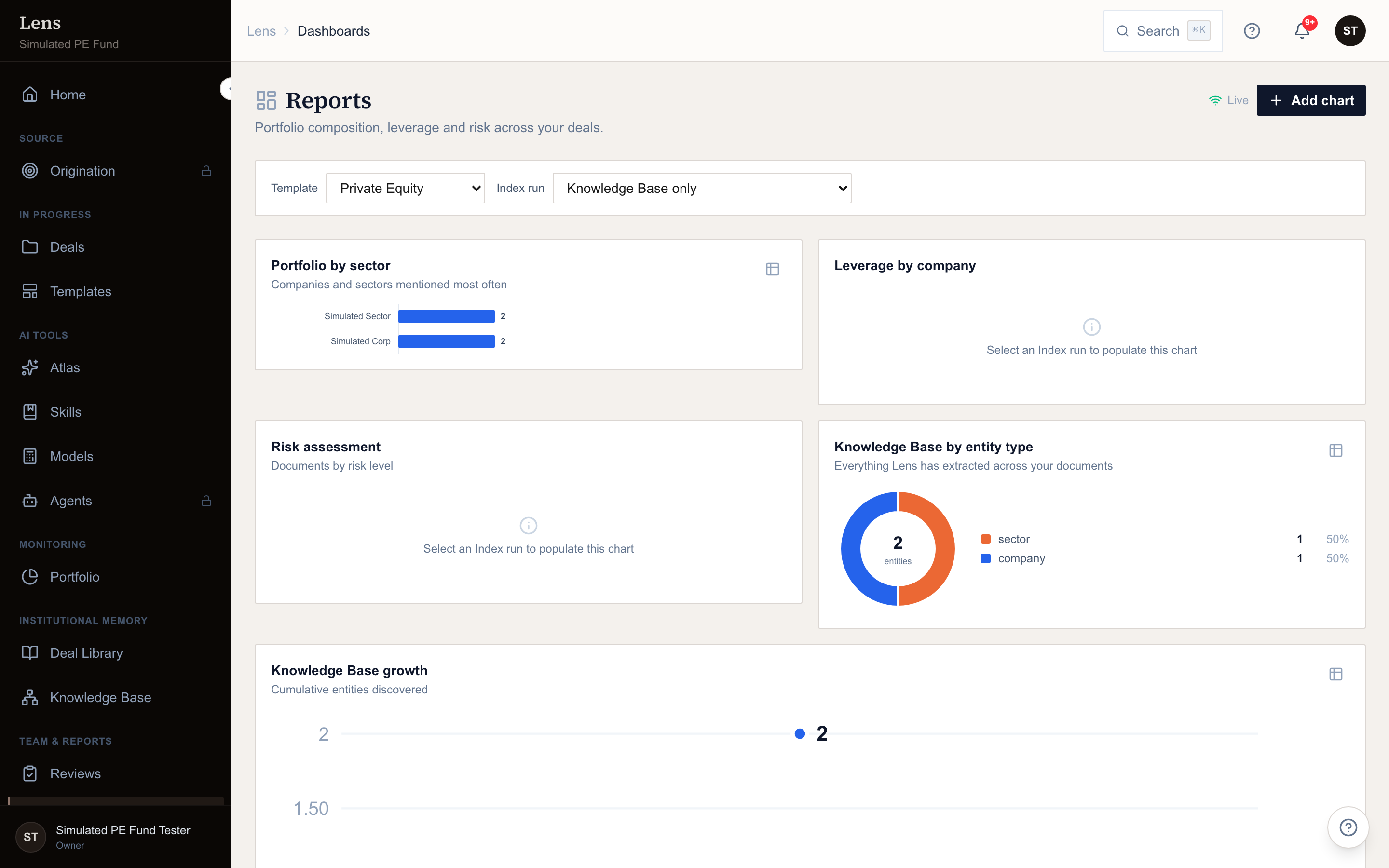Reports in Lens